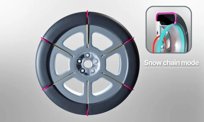 Hyundai's Innovative Snow-Chain Technology. Image source:indianweb2