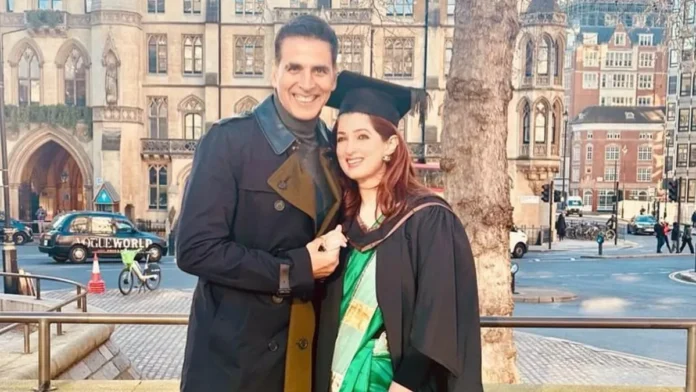 Twinkle Khanna Graduates at 50, Congrats from Husband Akshay Kumar