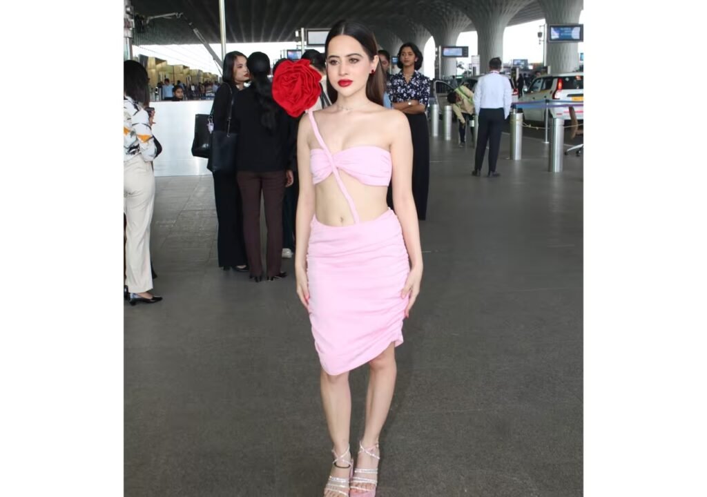 Urfi Javed's Beautiful Valentine's Day Outfit: Pretty in Pink Flowers