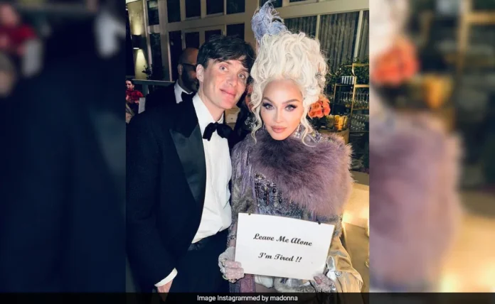 Madonna's Fun Time with Favorite Actor Cillian Murphy at the Oscars Party